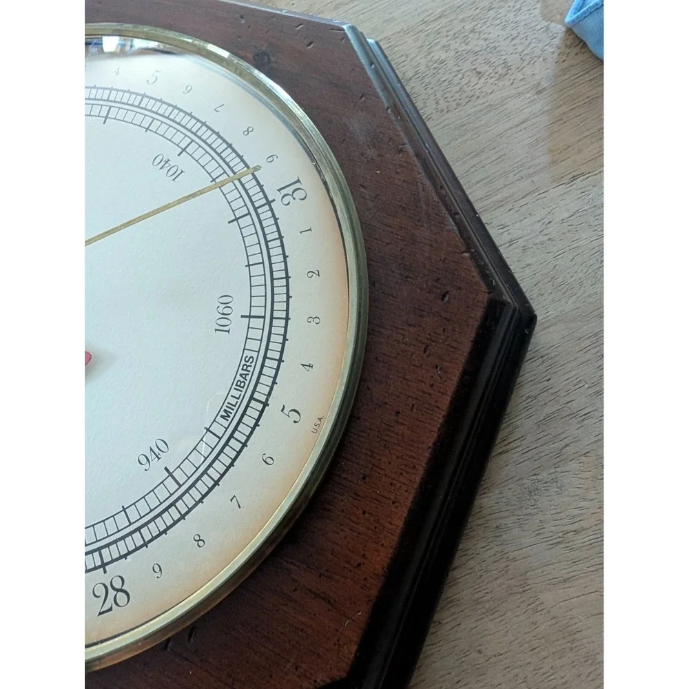 VINTAGE RARE HOWARD MILLER OCTAGON BAROMETER MODEL 5024